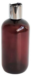 Dávkovač na mýdlo 300 ml hnědý s černo-stříbrným DISC TOP BELA