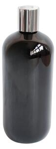 Dávkovač na mýdlo 500 ml černý s bílo-stříbrným DISC TOP BELA