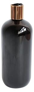 Dávkovač na mýdlo 500 ml černý s černo-zlatým DISC TOP BELA