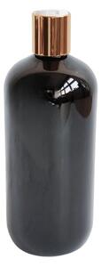 Dávkovač na mýdlo 500 ml černý s bílo-zlatým DISC TOP BELA