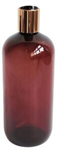 Dávkovač na mýdlo 500 ml hnědý s černo-zlatým DISC TOP BELA