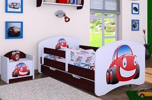 Dětská postel se šuplíkem 180x90cm AUTÍČKO