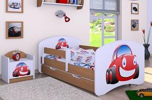 Dětská postel se šuplíkem 140x70cm AUTÍČKO