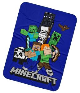 Tip Trade Dětská deka Minecraft Time to Mine 110 x 140 cm