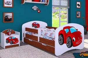 Dětská postel se šuplíkem 160x80cm RED CAR