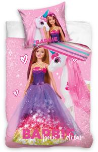 Tip Trade Dětské povlečení Barbie Princezna a jednorožec 140x200/70x90cm