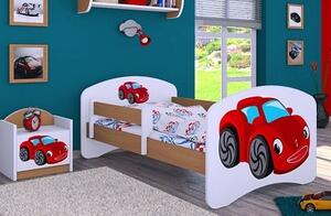 Dětská postel bez šuplíku 140x70cm RED CAR