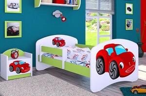 Dětská postel bez šuplíku 180x90cm RED CAR