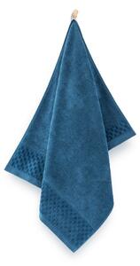 Luxusní ručník malý 30x50 Carlo - tmavě modrá (rozměr: 30x50 cm)