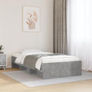 Rám postele betonově šedý 75 x 190 cm kompozitní dřevo 3295712