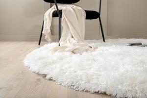 Kulatý koberec Grace, bílý, ⌀200
