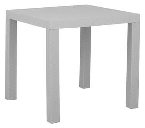 Zahradní stůl 80 x 80 cm světle šedý FOSSANO