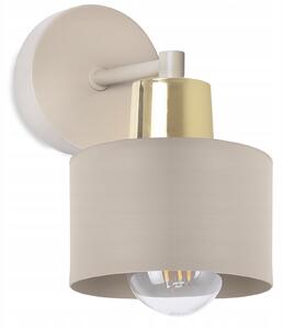 Nástěnné svítidlo Light Home béžové, zlaté E27 60 W