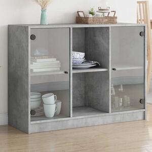 Příborník betonově šedý 102 x 37 x 75,5 cm kompozitní dřevo 3295874