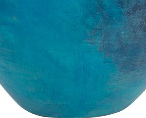 Dekorativní váza modrá lesklá BOSTRA