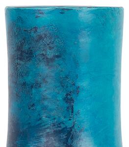 Dekorativní váza modrá lesklá BOSTRA