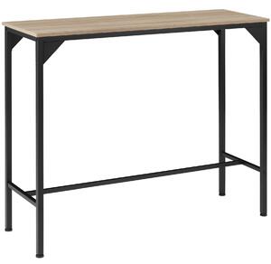 Tectake Barový stůl Kerry 120x40x100,5cm - Industrial světlé dřevo, dub Sonoma