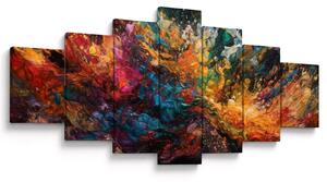 Obraz - Barevná abstrakce II. (210x100 cm)