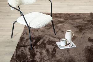 Obdélníkový koberec Blanca, hnědý, 230x160