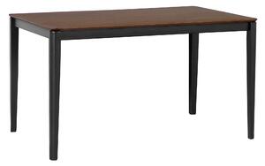 Jídelní stůl hnědý / černý 135x80x75 cm CEDAR