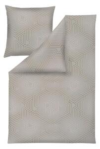 POVLEČENÍ, flanel, šedohnědá, 135/200 cm Estella - Online Only povlečení, Online Only
