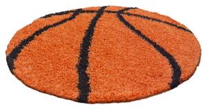Dětský koberec Fun oranžový míč, kruh
