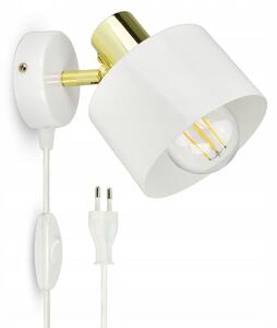 Nástěnné svítidlo Luxolar bílé, žluté E27 60 W