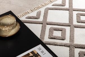Obdélníkový koberec Towa, hnědý, 300x200