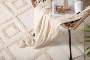 Obdélníkový koberec Towa, bílý, 230x160