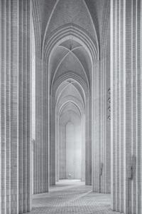Umělecká fotografie Grundtvigs Kirke, Martin Fleckenstein, (26.7 x 40 cm)