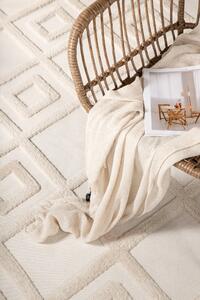 Obdélníkový koberec Towa, bílý, 230x160