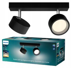 Stropní bodové svítidlo kulatý Philips černé