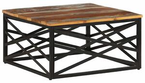 Konferenční stolek 68 x 68 x 35 cm masivní recyklované dřevo 330075
