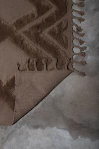Obdélníkový koberec Dahlia, hnědý, 300x200