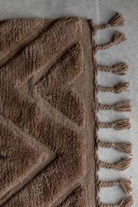 Obdélníkový koberec Dahlia, hnědý, 400x300