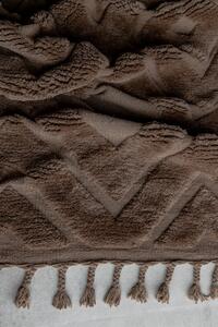 Obdélníkový koberec Dahlia, hnědý, 400x300