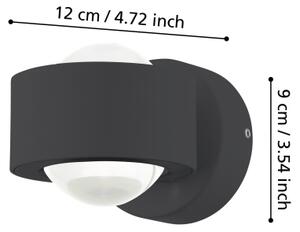 Eglo 98746 - LED Venkovní nástěnné svítidlo TREVIOLO 2xLED/2W/230V IP44