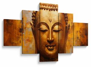 Obraz - Buddha, olejomalba (125x70 cm)