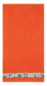 Dětský ručník - Zvířátka oranžové 30x50