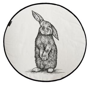 Látkový dekorativní koberec little rabbit