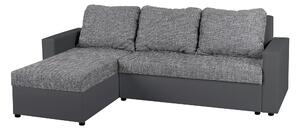 ROHOVÁ SEDAČKA, textil, kompozitní dřevo, šedá P & B - Sedací soupravy, Online Only