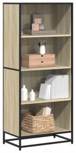 Knihovna dub sonoma 60 x 35 x 139 cm kompozitní dřevo 3300841