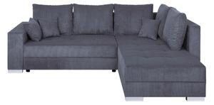 ROHOVÁ SEDAČKA, textil, kompozitní dřevo, tmavě šedá P & B - Sedací soupravy, Online Only
