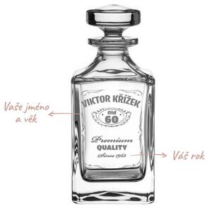 Dekorant Křišťálová karafa na whisky PREMIUM QUALITY