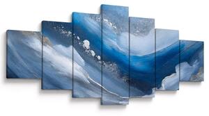 Obraz - Abstrakce oceánu (210x100 cm)