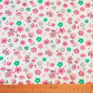 Hladká bavlna – Růžové kytičky 160