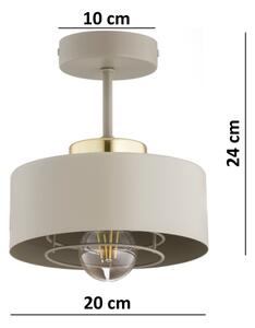 Brilagi - Přisazený lustr SPRING 1xE27/60W/230V béžová/zlatá