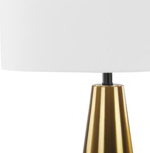 Stolní lampa zlatá/béžová SANDON