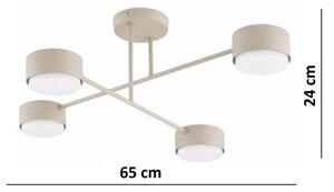 Brilagi - LED Přisazený lustr MONO 4xGX53/12W/230V béžová