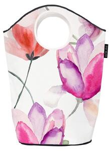 Koš na prádlo pink tulips (60l)